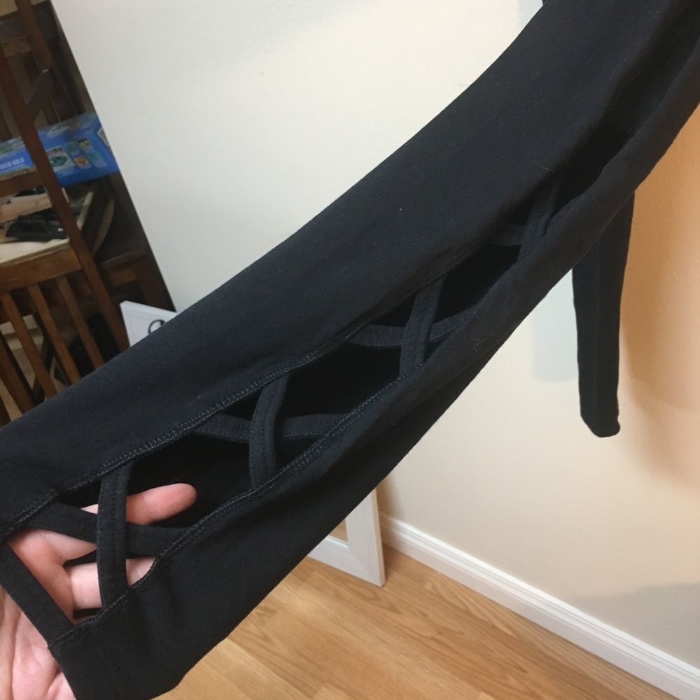 Sexy lace up cut out style leggings VOGO Athletica